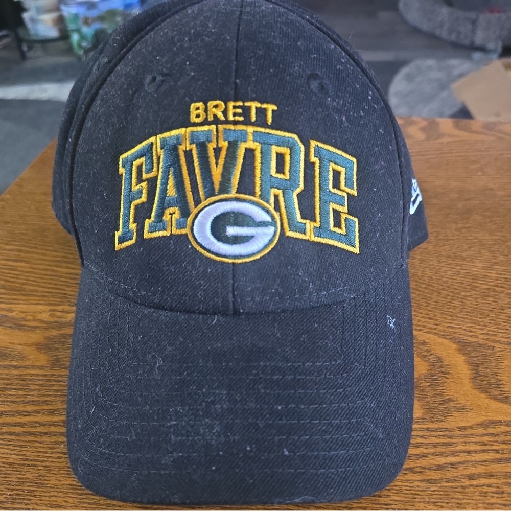 BRETT FAVRE New‎ Era 9Forty Green Bay PACKERS Hat  Baseball Cap NFL 1992-2007
